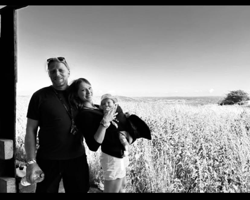 Nathan and family at Loxton Hill Farm